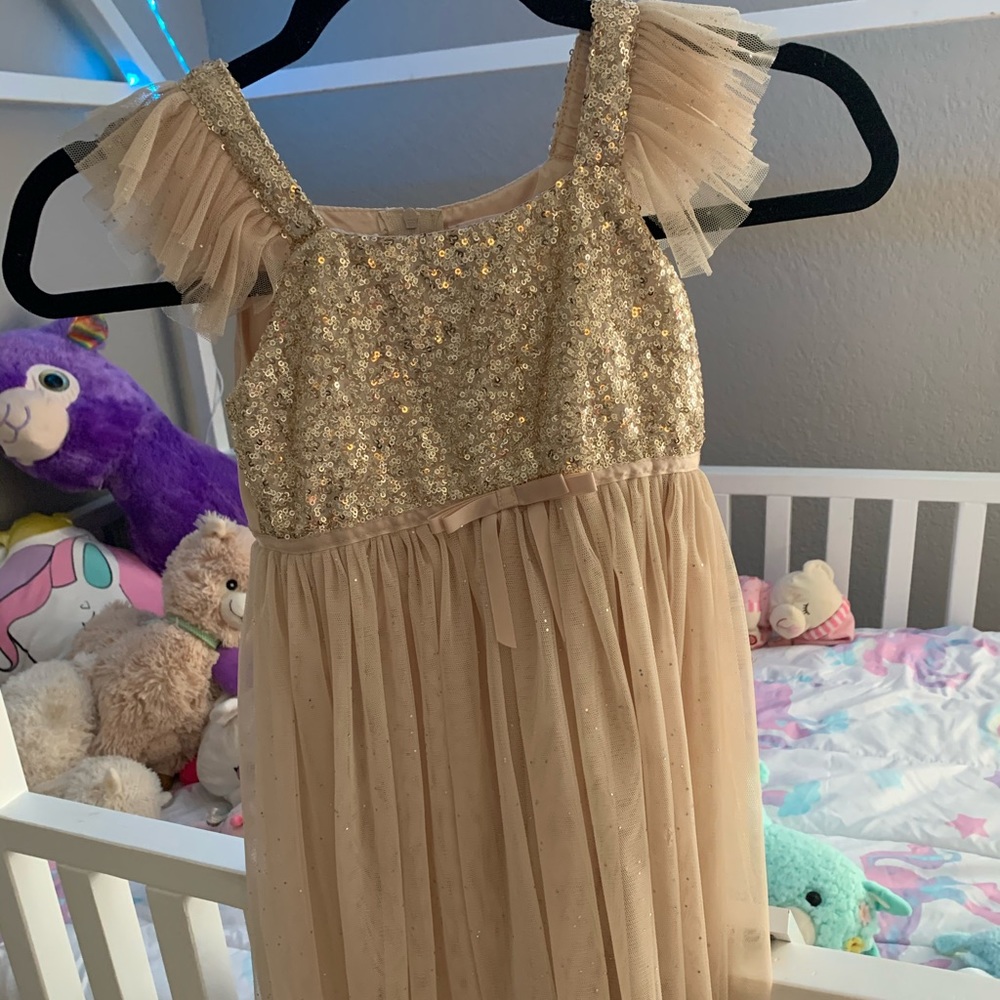 COPY - Gold dress toddler